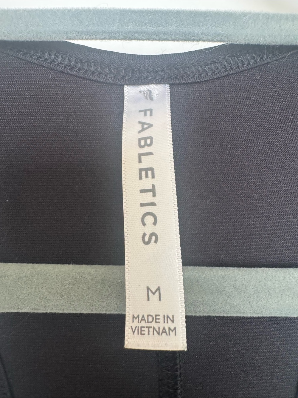 Fabletics Black Racerback Tank Top - Picture 2 of 4